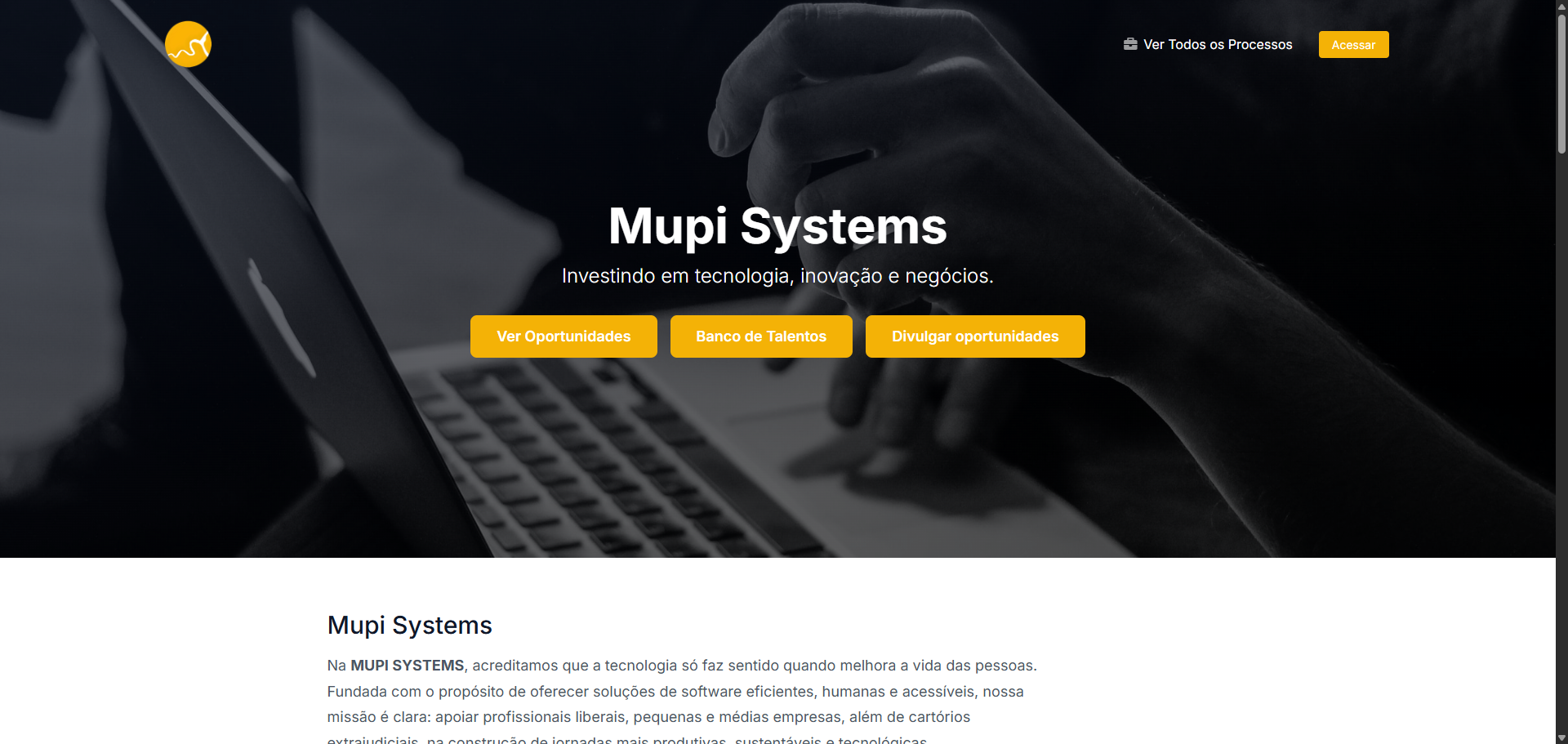 Página de Carreiras